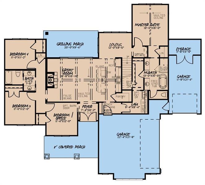 Shows layout, modifications may occur. BACK PORCH WAS EXTENDED! Shows layout, modifications may occur. BACK PORCH WAS EXTENDED!