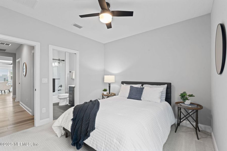 Furnished interior view inside a new home in , St. Augustine (Image 51).