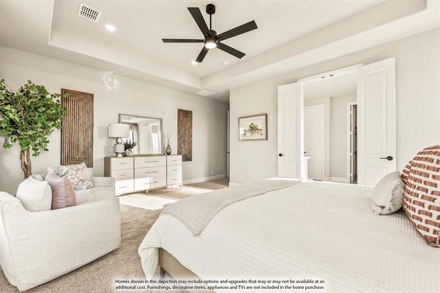 Furnished interior view inside a new home in Addison Hills Classic 60s, Cedar Hill (Image 38). Furnished interior view inside a new home in Addison Hills Classic 60s, Cedar Hill (Image 38).