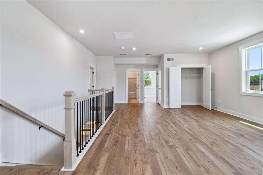 Spacious, unfurnished interior of a new home in The Paddocks at Doc Hughes, Buford (Image 30). Spacious, unfurnished interior of a new home in The Paddocks at Doc Hughes, Buford (Image 30).
