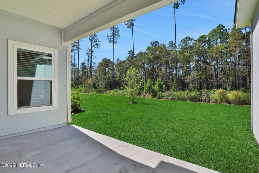 Exterior details and patio area of a home in Cordova Palms, St. Augustine (Image 22).
