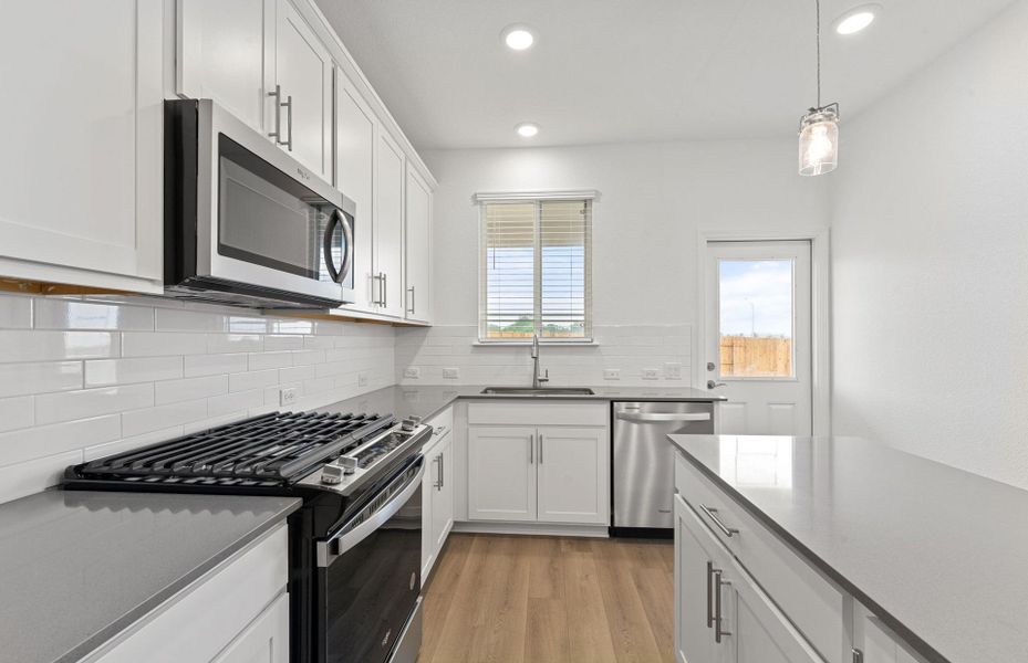 Furnished interior view inside a new home in Patterson Ranch, Georgetown (Image 2). Furnished interior view inside a new home in Patterson Ranch, Georgetown (Image 2).