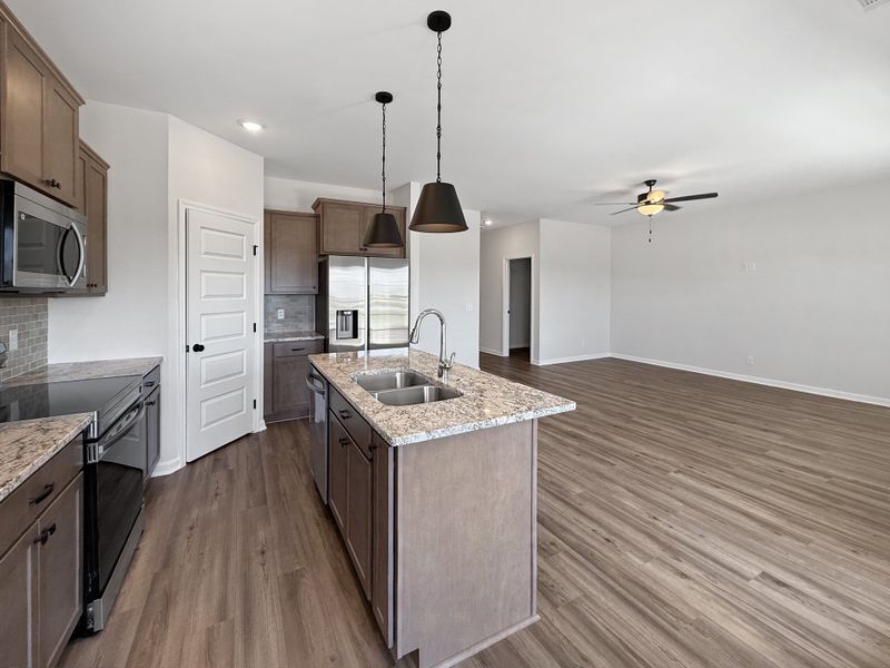 Furnished interior view inside a new home in The Village at Sassafras, Allenhurst (Image 9). Furnished interior view inside a new home in The Village at Sassafras, Allenhurst (Image 9).