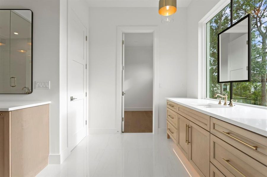 Furnished interior view inside a new home in , Tampa (Image 28). Furnished interior view inside a new home in , Tampa (Image 28).