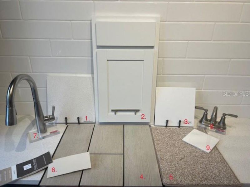 Sample of building materials used in homes in Waterset, Apollo Beach (Image 19).