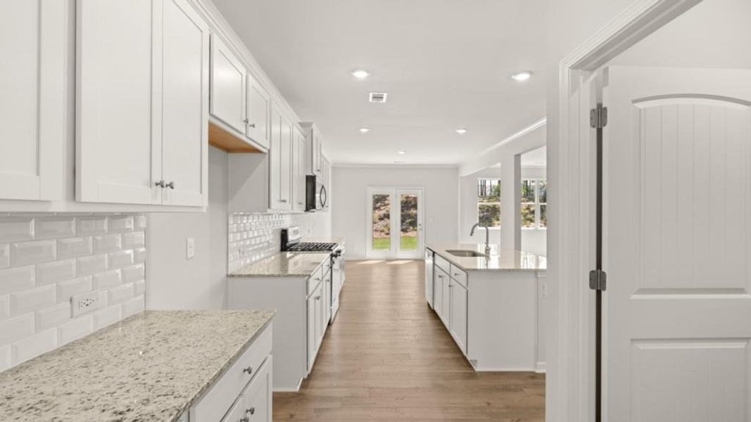 Furnished interior view inside a new home in Parkside at Carter Grove, Cartersville (Image 5).