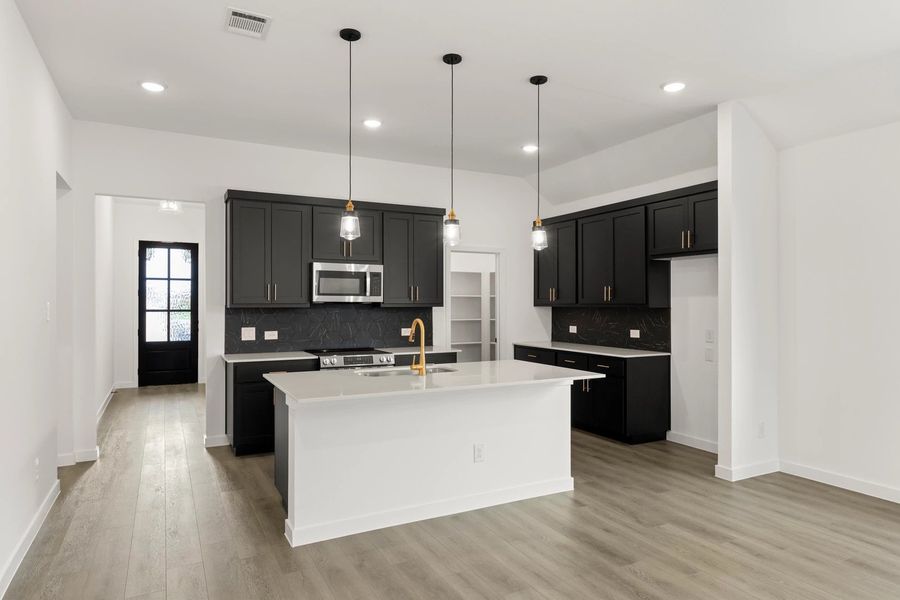 Kitchen featuring the Noir Collection