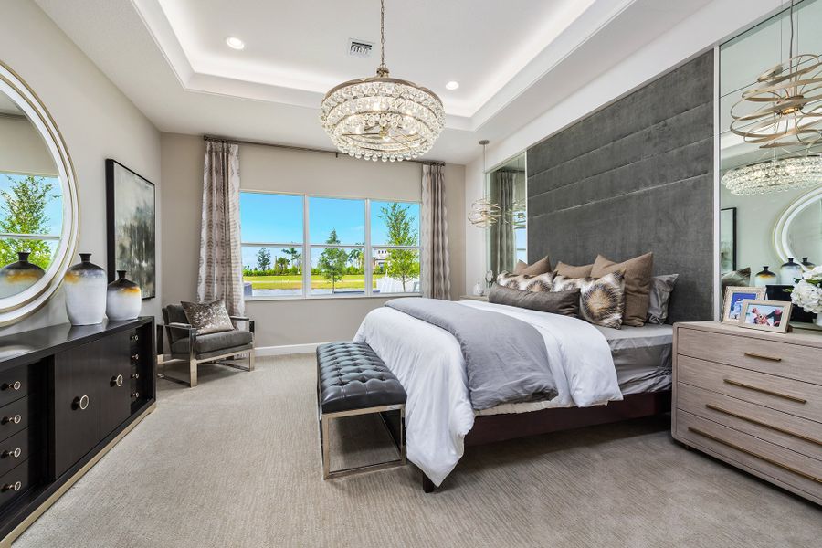 Representative furnished interior of a home built from the Julia by GL Homes in Valencia Parc at Riverland, Port St. Lucie (Image 14).