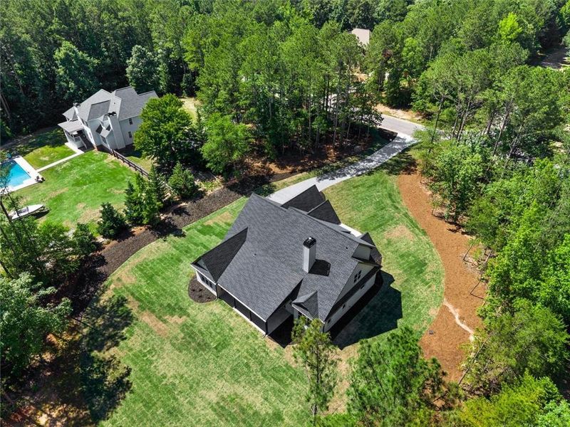 Front exterior of a new home in , Hull, GA, highlighting curb appeal (Image 36).