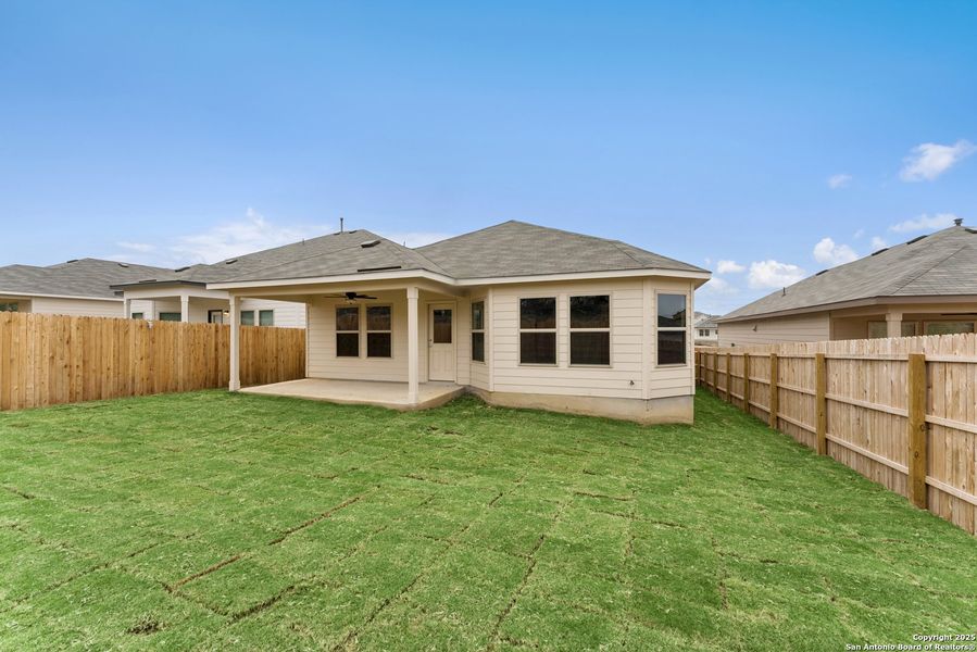 Exterior details and patio area of a home in Agave, San Antonio (Image 19). Exterior details and patio area of a home in Agave, San Antonio (Image 19).