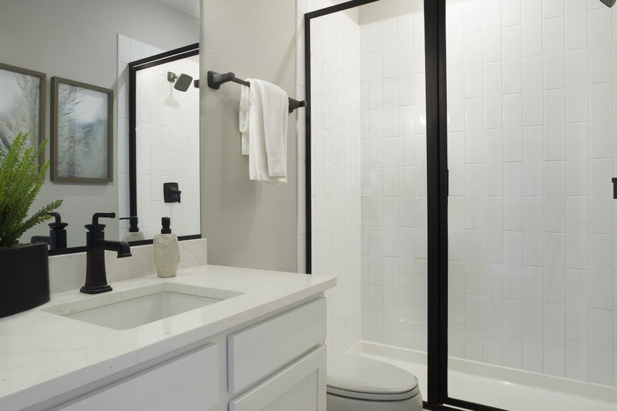 Representative furnished interior of a home built from the Brendon by Lokal Homes in Victory Ridge, Colorado Springs (Image 12).