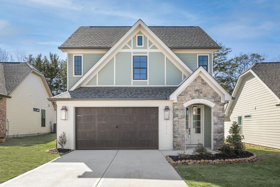 Representative exterior photo of a completed home built from the The Everwood by Greentech Homes LLC in Storyvale, Hixson, TN (Image 18).