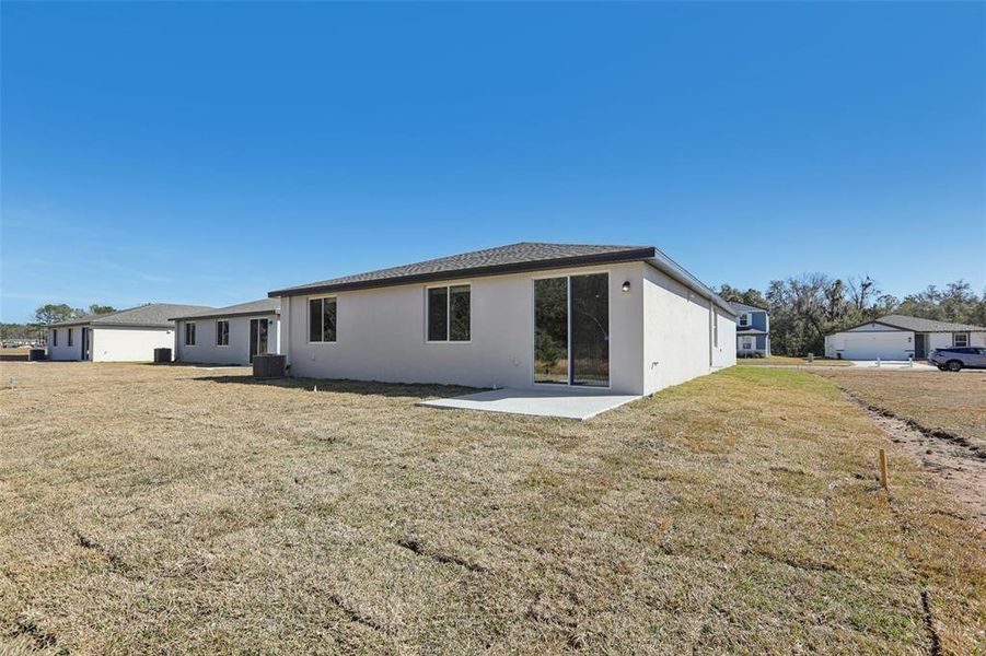 Exterior details and patio area of a home in Leyland Preserve - Classic Series, Brooksville (Image 24).
