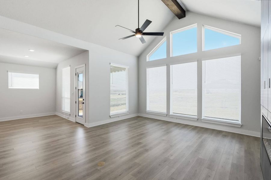 Representative unfurnished interior of a home built from the Mackenzie by Chesmar Homes in Sienna Lakes, San Antonio (Image 9).