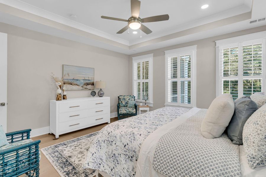Furnished interior view inside a new home in Overlook at Copahee Sound, Awendaw (Image 13). Furnished interior view inside a new home in Overlook at Copahee Sound, Awendaw (Image 13).