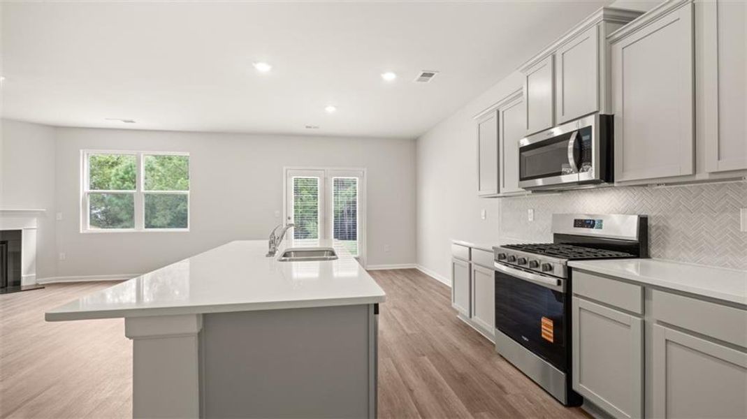 Furnished interior view inside a new home in Twin Lakes, Hoschton (Image 5).