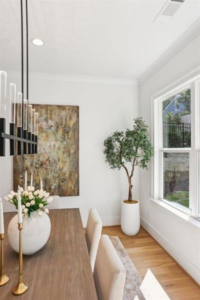 Furnished interior view inside a new home in , Marietta (Image 16).