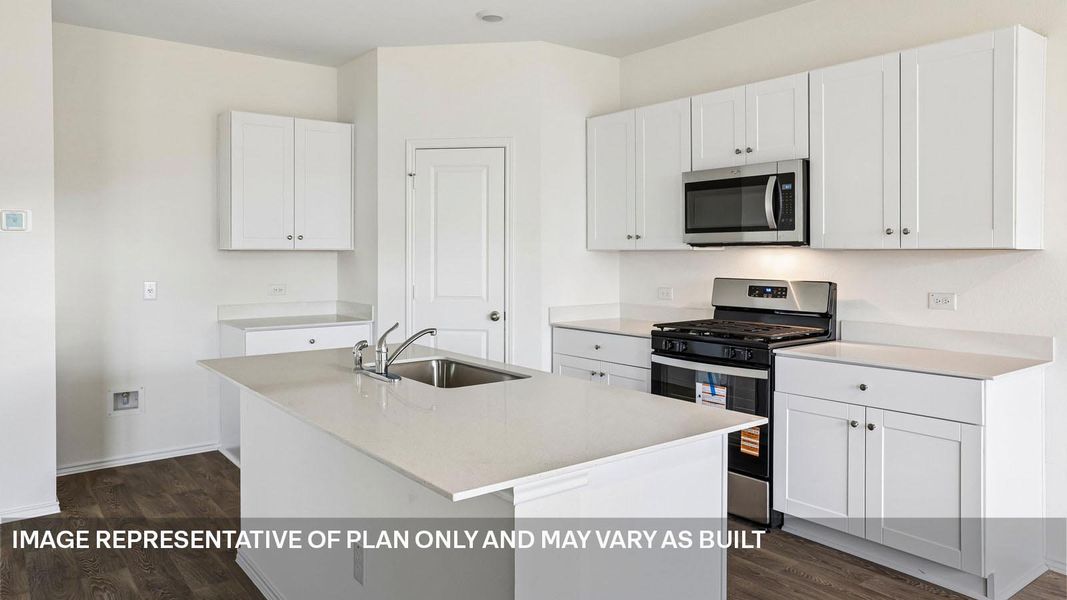 Furnished interior view inside a new home in Wayside, Uhland (Image 6).