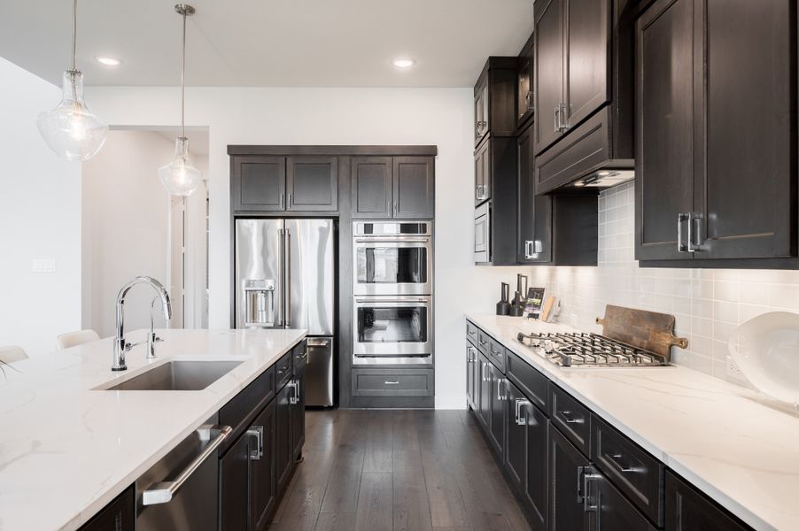 Representative furnished interior of a home built from the Bogata by Tri Pointe Homes in Harvest Green, Richmond (Image 66).
