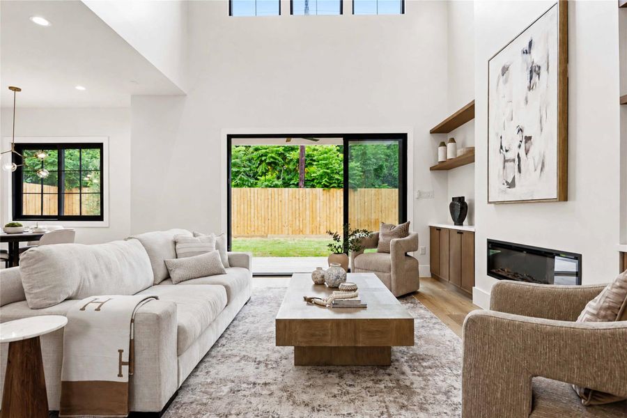 Furnished interior view inside a new home in , Houston (Image 19).