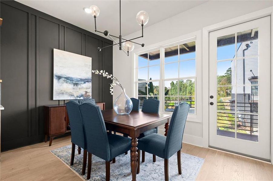 Furnished interior view inside a new home in The Gathering – Alpharetta, Alpharetta (Image 4).