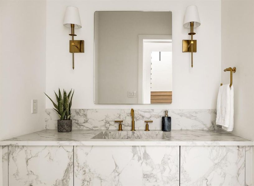 Close-up of interior finishes inside a home in , Dallas (Image 20).