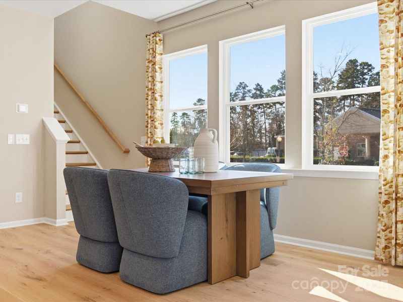 Large Energy Efficient Windows Breathing Life into the Space. *Model Photos | Actual Finishes, Structural Selections, and Orientation May Vary.