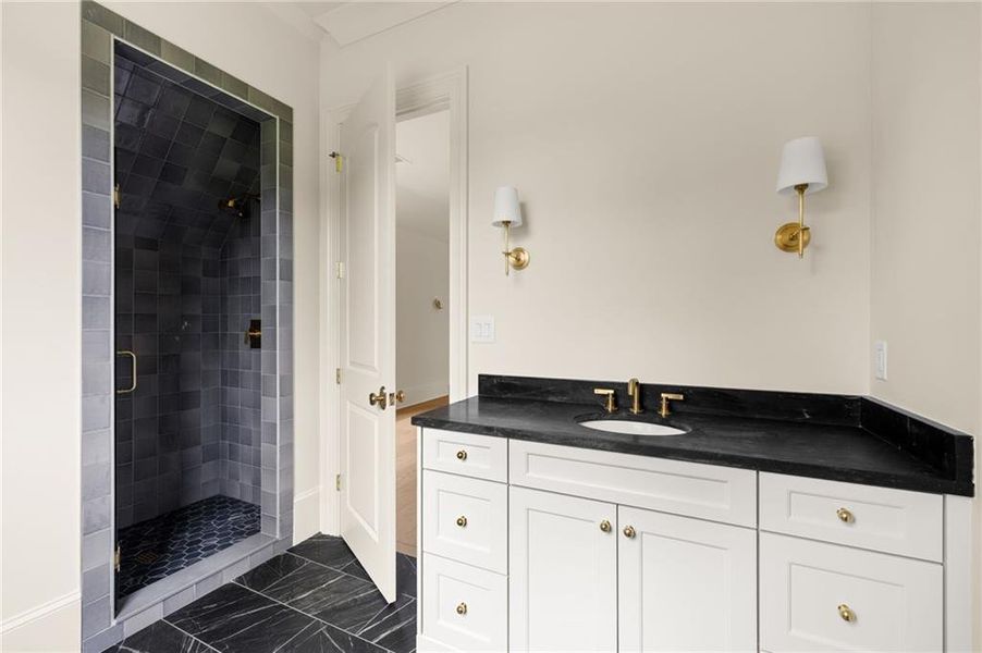 Furnished interior view inside a new home in , Canton (Image 72).