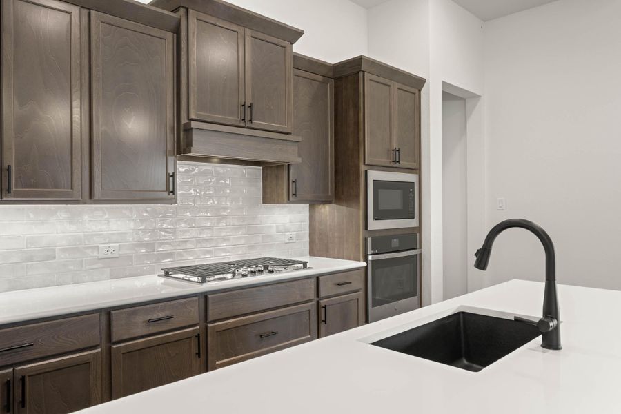Representative furnished interior of a home built from the Cameron by Tri Pointe Homes in LaPrelle, Haslet (Image 7).