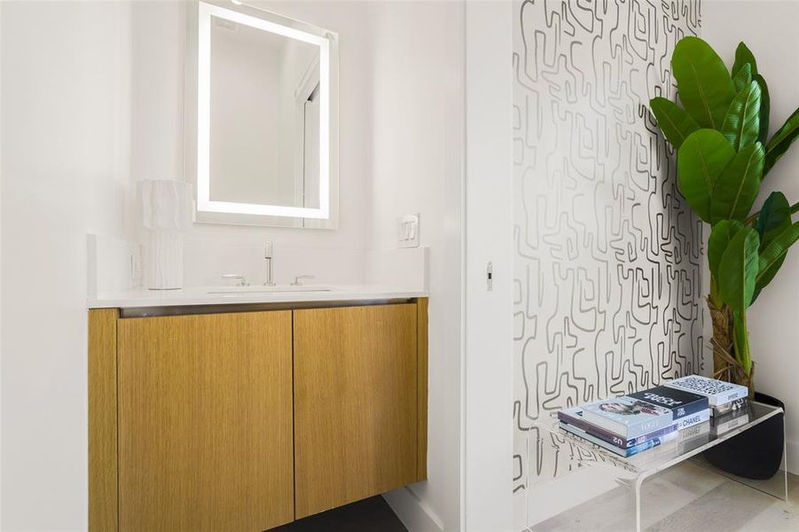 Furnished interior view inside a new home in , Dallas (Image 17).