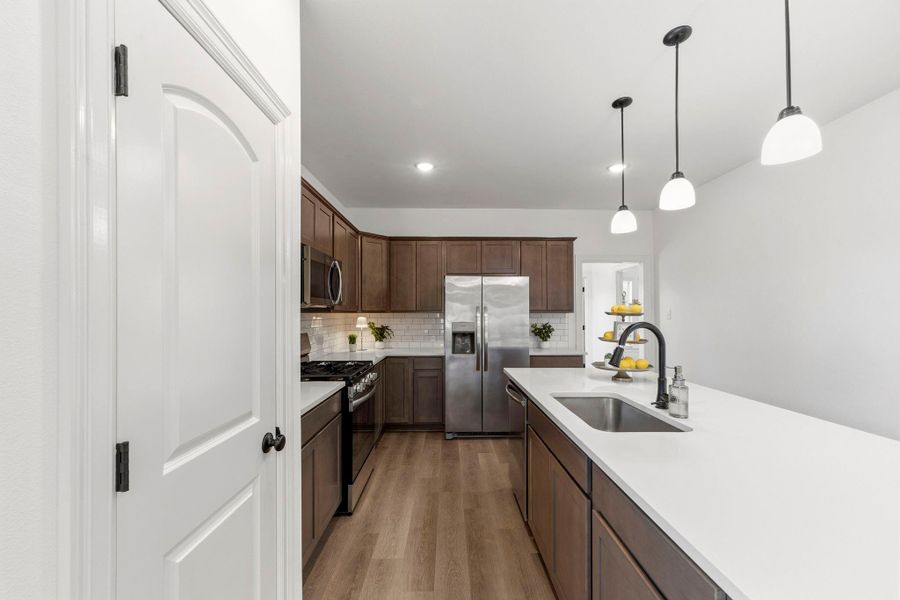 Furnished interior view inside a new home in Emberly, Beasley (Image 4).