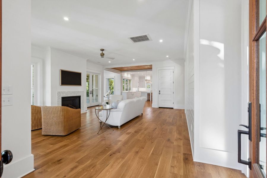 Furnished interior view inside a new home in , Folly Beach (Image 13).