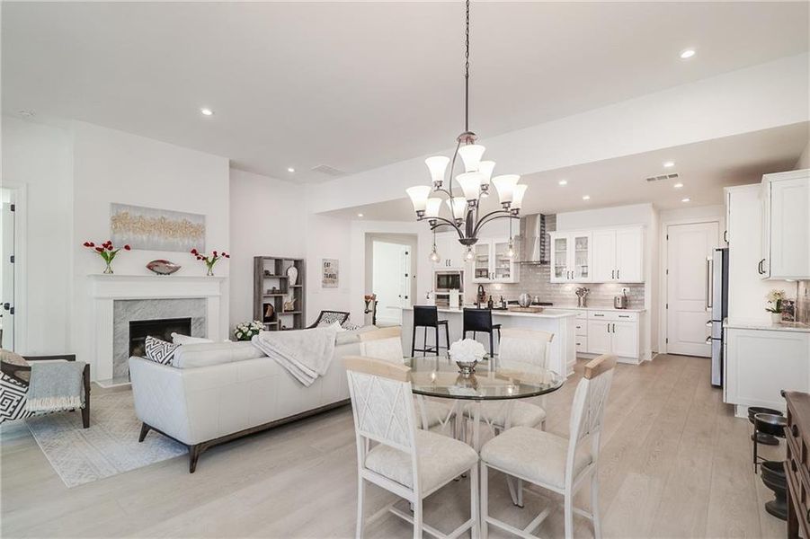 Furnished interior view inside a new home in , Hoschton (Image 15).