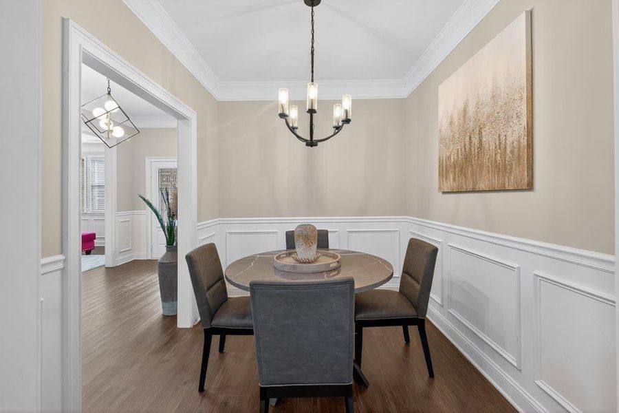 Furnished interior view inside a new home in , Oxford (Image 6).