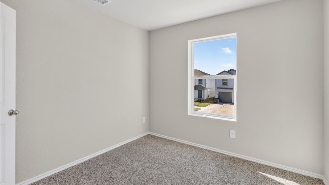Representative unfurnished interior of a home built from the Davis by D.R. Horton in Hickory Grove, Krum (Image 14). Representative unfurnished interior of a home built from the Davis by D.R. Horton in Hickory Grove, Krum (Image 14).