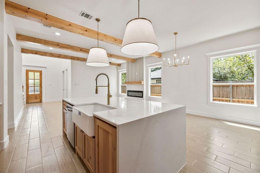 Furnished interior view inside a new home in , Sansom Park (Image 5).