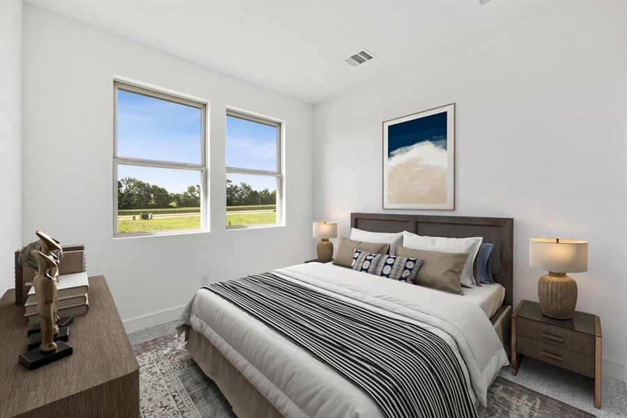 Furnished interior view inside a new home in Heritage Ranch, Sherman (Image 8).