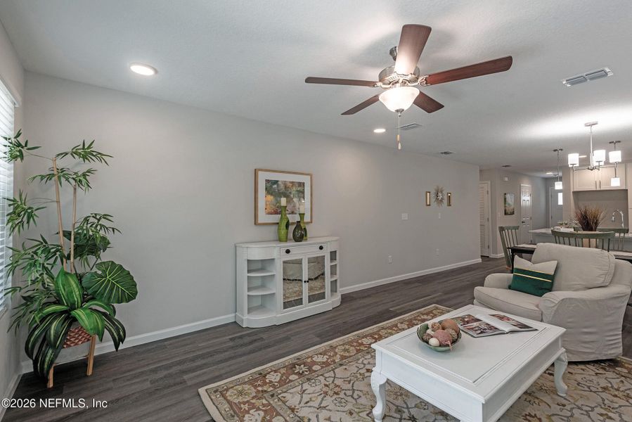 Furnished interior view inside a new home in , Jacksonville (Image 14).