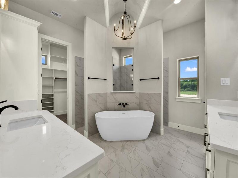 Furnished interior view inside a new home in , Weatherford (Image 13).