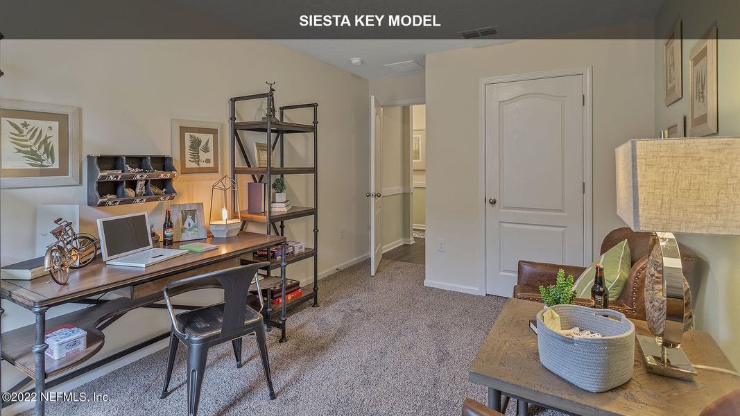 Furnished interior view inside a new home in Willow Springs, Green Cove Springs (Image 12).