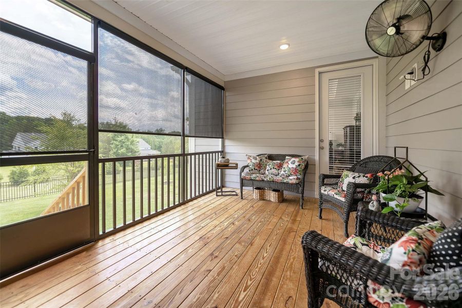 Exterior details and patio area of a home in , Clover (Image 24).
