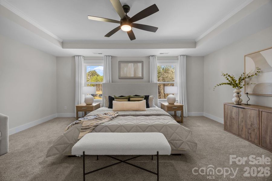 Furnished interior view inside a new home in , Gastonia (Image 13).