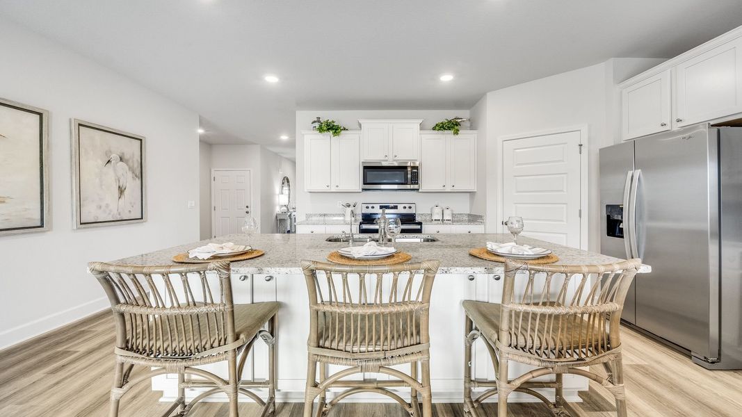 Furnished interior view inside a new home in Hodges Bayou Plantation, Panama City (Image 15).