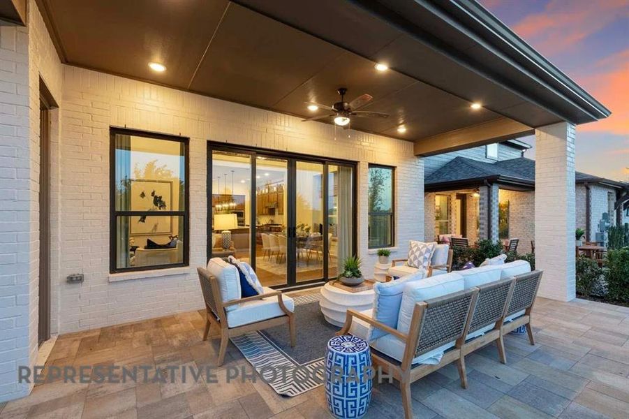 Furnished interior view inside a new home in Tavolo Park, Fort Worth (Image 12). Furnished interior view inside a new home in Tavolo Park, Fort Worth (Image 12).