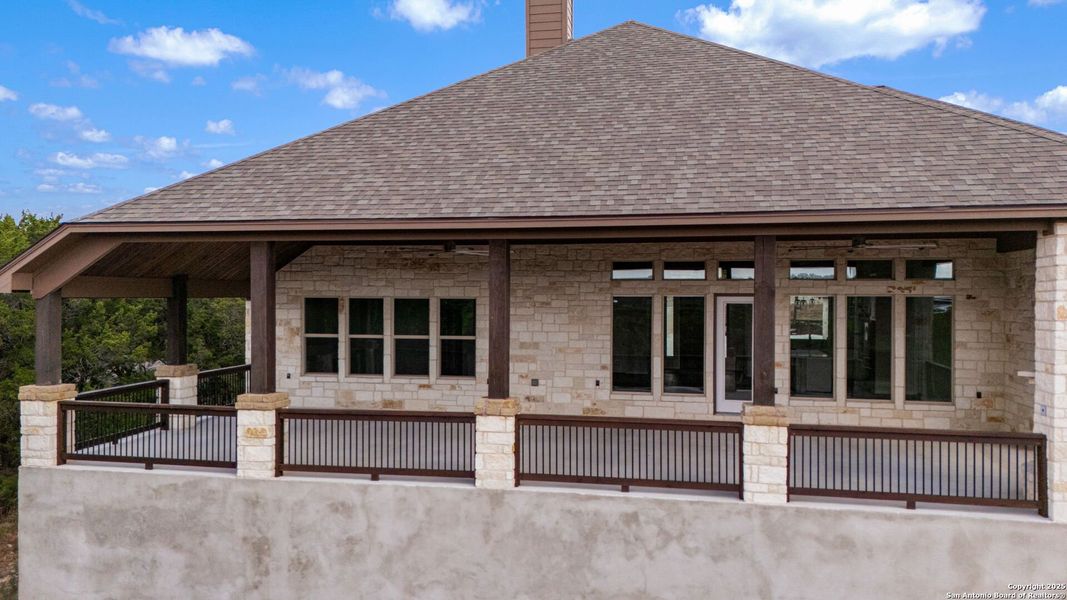 Front exterior of a new home in , New Braunfels, TX, highlighting curb appeal (Image 2). Front exterior of a new home in , New Braunfels, TX, highlighting curb appeal (Image 2).