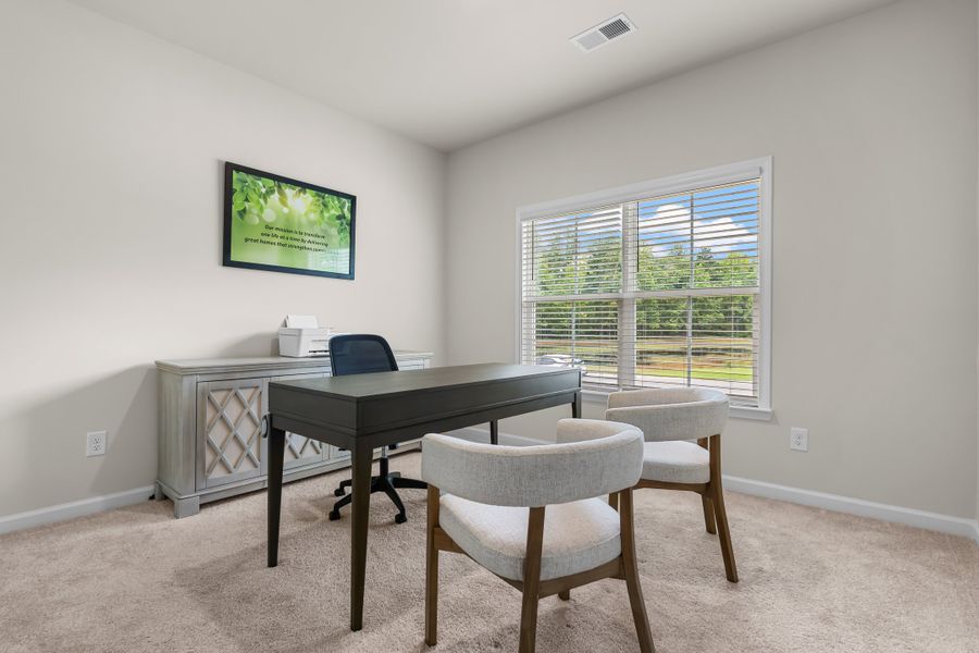 Furnished interior view inside a new home in Broadway Lake, Anderson (Image 27).