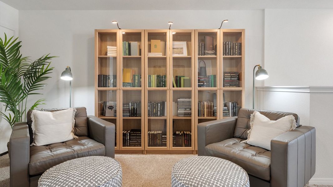 Furnished interior view inside a new home in Avery Centre, Round Rock (Image 36).