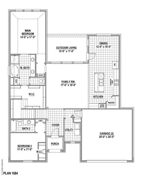 Plan 1684 1st Floor