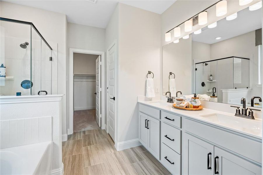 Beazer Homes Stark Farms Cascade Floorplan. This is not a photo of the actual home, but is a photo of the Cascade floorplan.