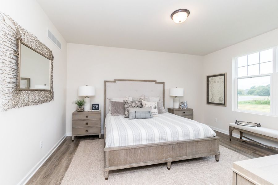 Furnished interior view inside a new home in Mystic Ridge, Whitmore Lake (Image 42).